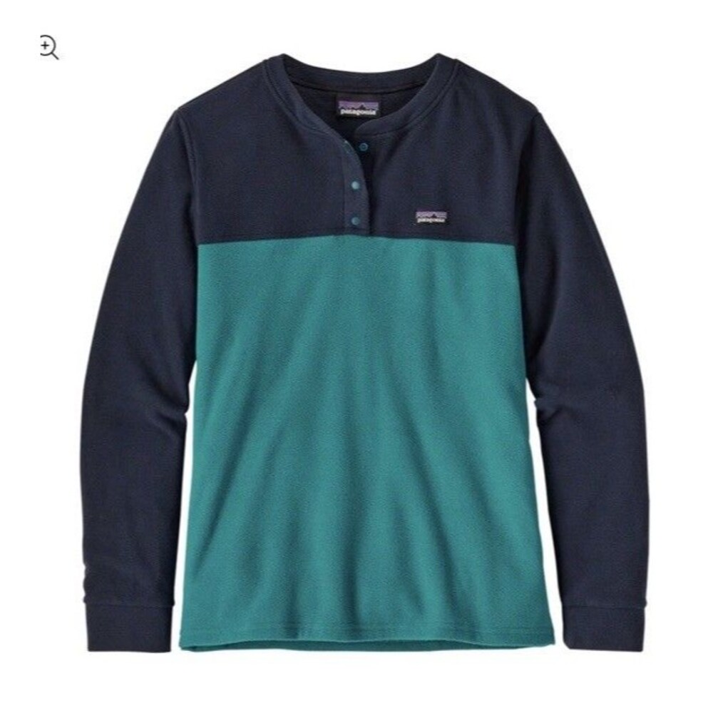 Women’s Patagonia Micro D Henley Fleece Pullover Sz XL
